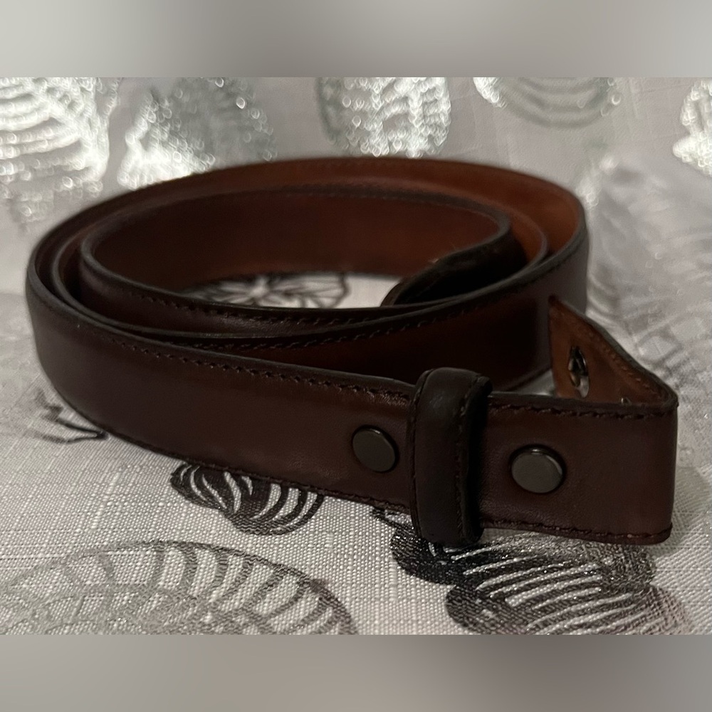 Vintage Tiffany & Co brown leather Belt size 40.